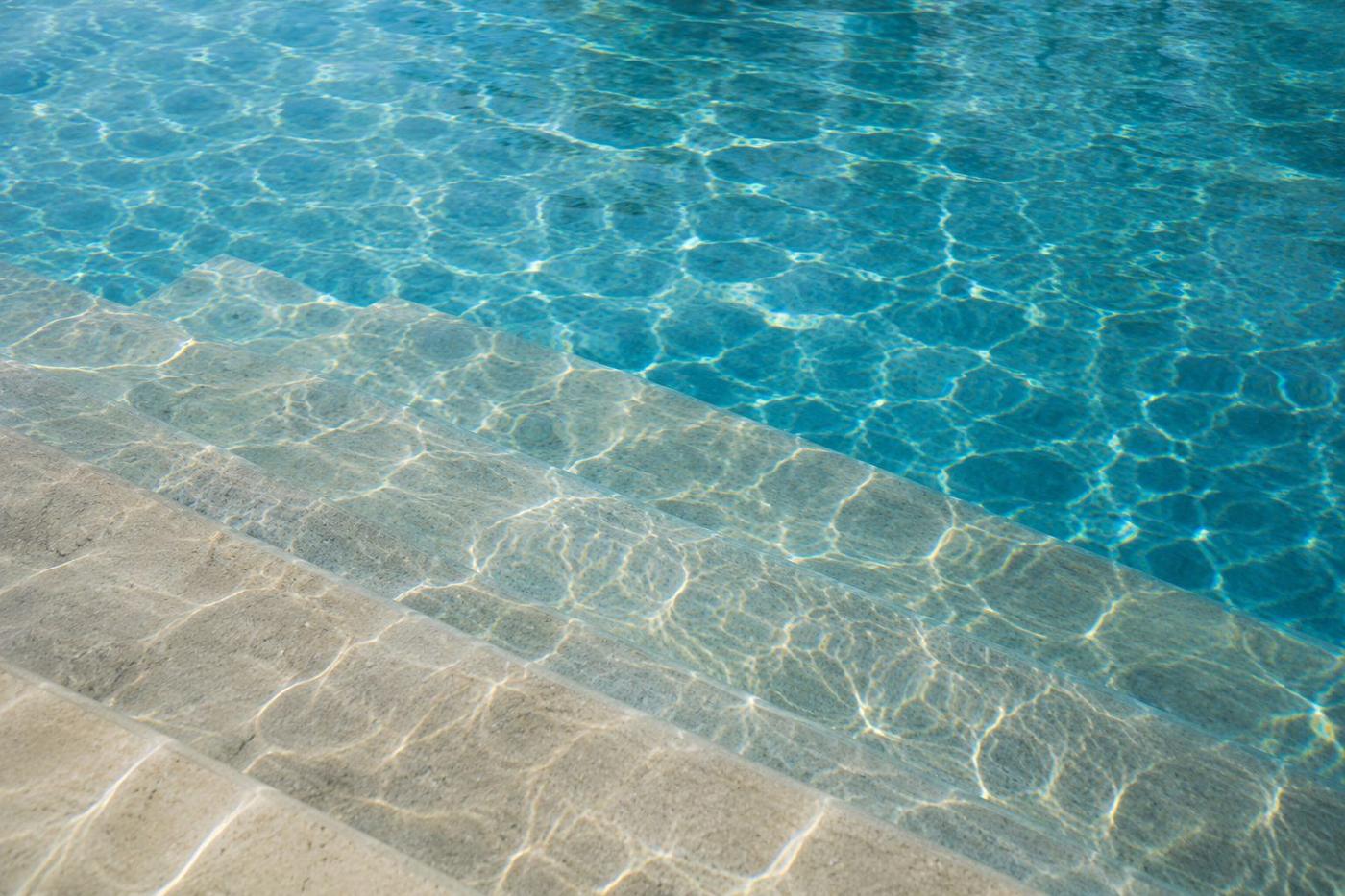 Clean residential pool after Complete Pool Care service